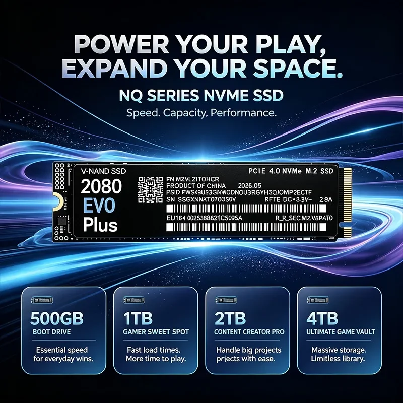 SSD Interno para Jogos 2080 EV - M.2 Nvme 4Tb Pcie 4.0 Ssd avaliação e preço