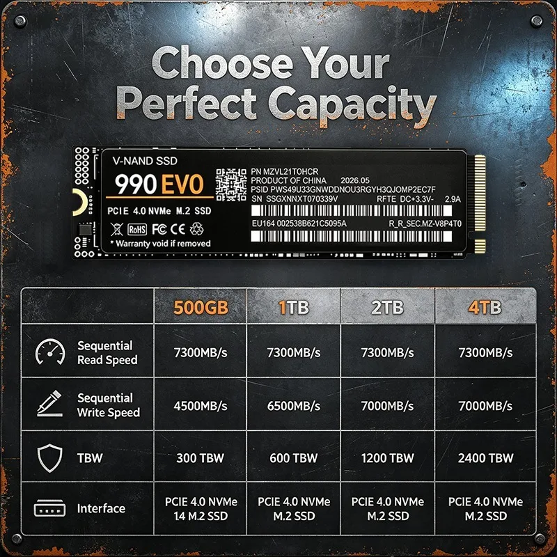 SSD NVMe M.2 para jogos, model - M.2 Nvme 4Tb Pcie 4.0 Ssd avaliação e preço