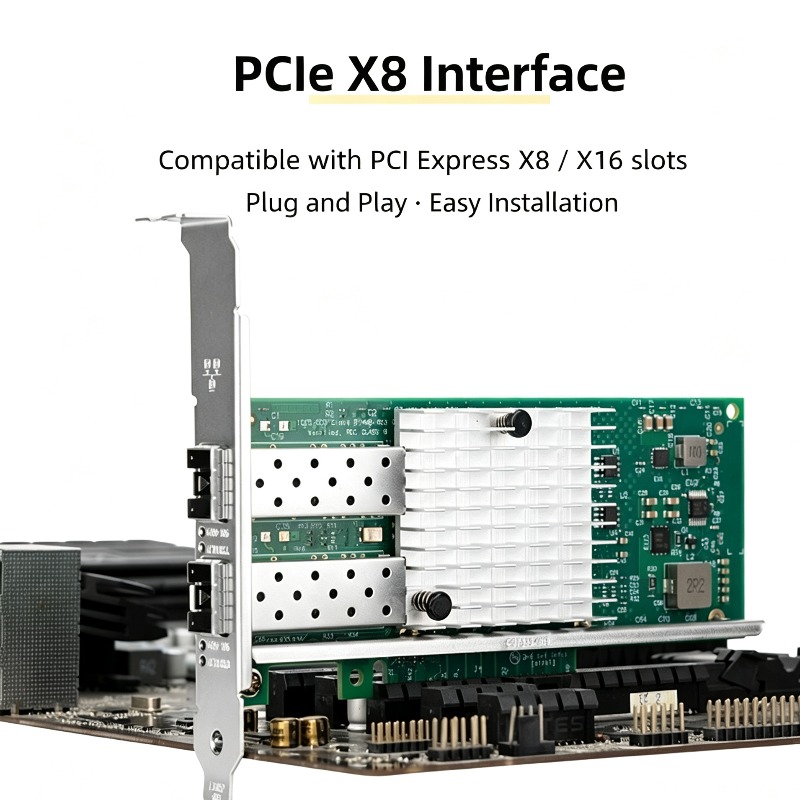 X520-DA2 82599EN Placa de Rede - 10Gb Sfp+ Pcie Network Card Dual Port avaliação e preço