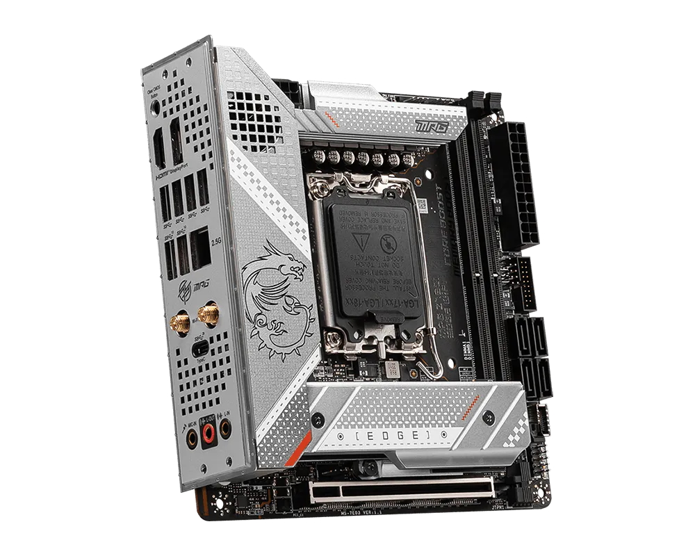 Placa-mãe MSI MPG Z790I EDGE W - Lga 1700 Ddr5 Itx Motherboard avaliação e preço
